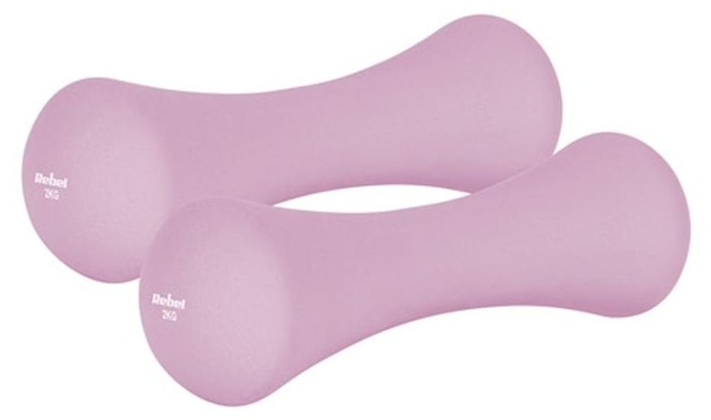 Set manubri Rebel Active RBA-2329-2, 2 x 2 kg, neoprene Immagine del prodotto 