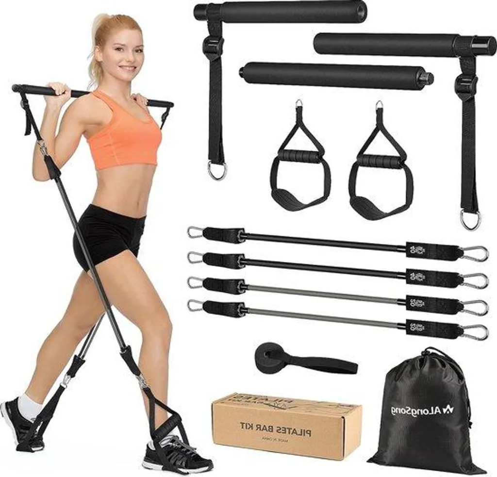 Kit bandes de résistance Pilates pour tonifier le corps sans poids