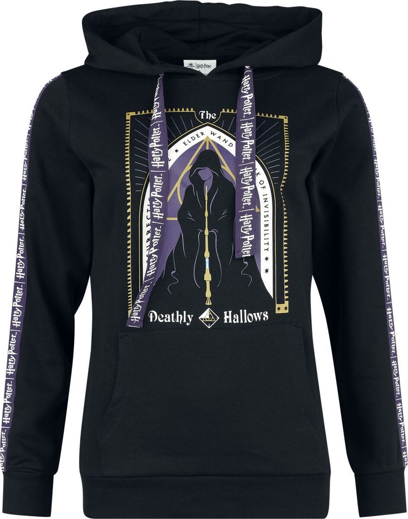 Harry Potter Kapuzenpullover Damen Resurrection Stone schwarz S