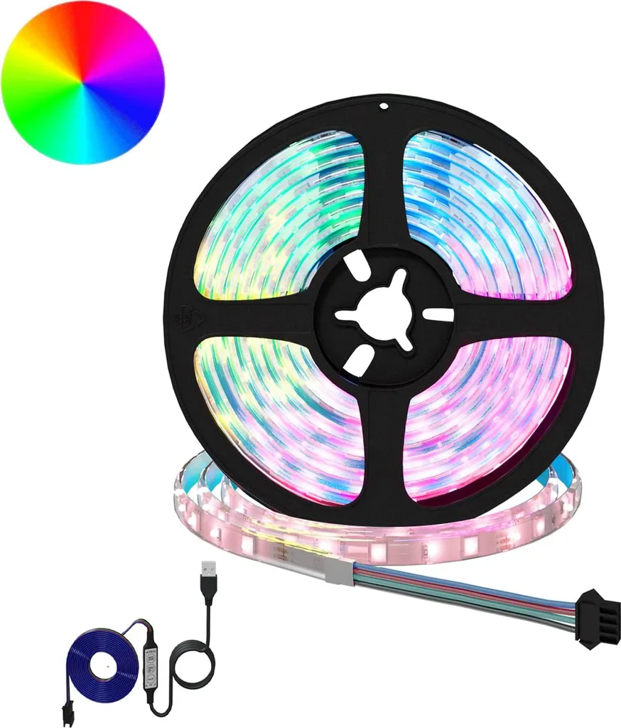 Set 2 Strisce LED 2300 mm Nero e Trasparente | Illuminazione Professionale