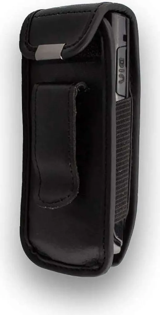 Custodia in pelle con clip da cintura per Samsung GT-E1170