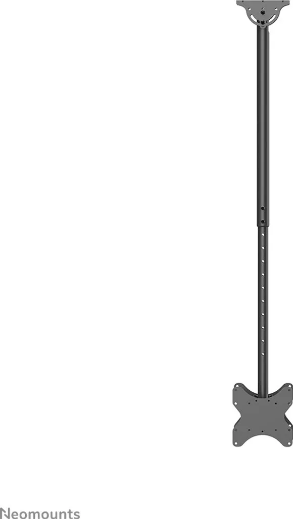Support TV Sol sans perçage 2 Écrans 23-43 pouces Hauteur 156cm Noir - 3