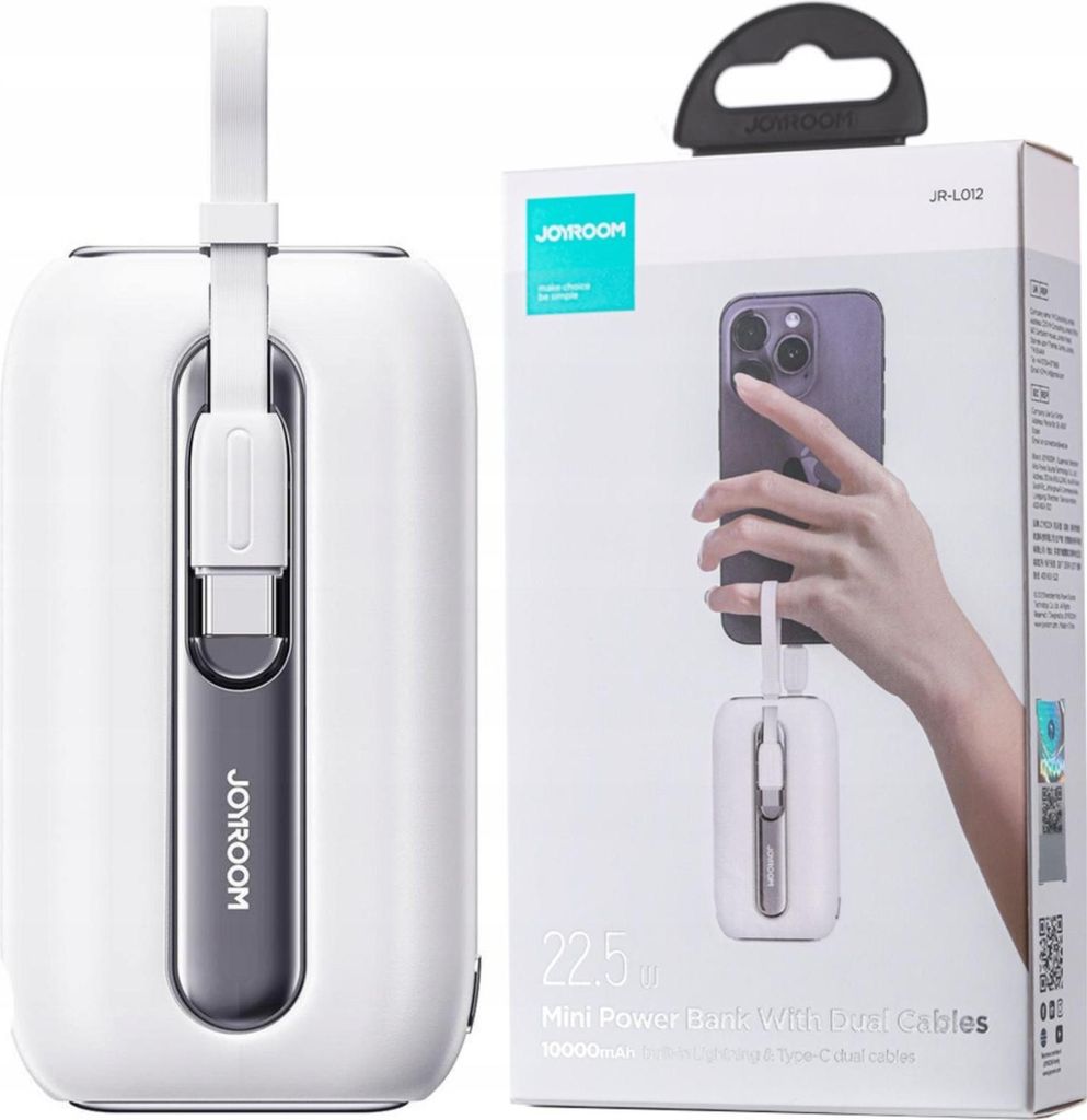 Joyroom Mini Powerbank 10000Mah Colorful Series 22.5W Avec Image du produit 