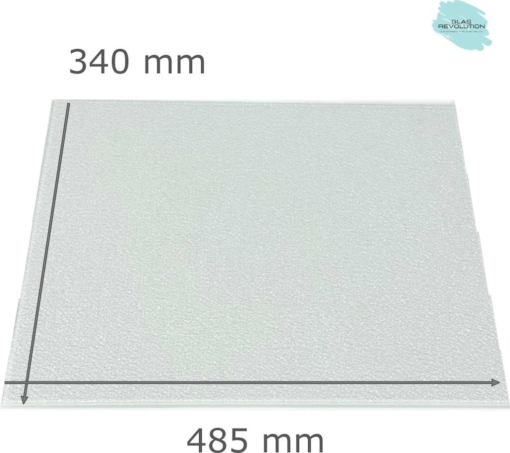 Kühlschrank Einlegeboden - Ornament504 - 4 mm - eckige Ecken - 485 mm x 340 mm - (116,62 EUR / qm - Mindestbfl. 0,25 qm - Kantenb 5,35 EUR / lfm.)