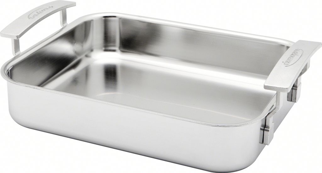 Demeyere Kochgeschirr Industry Bräter Edelstahl Silber 32 cm 5-Schicht-Material