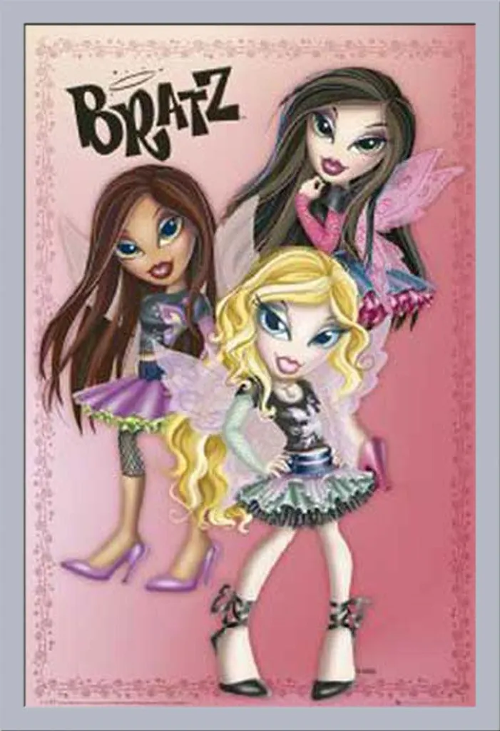 OFFERTA: Poster Bratz Maxi + Cornice Shinsuke Argento - Stock Limitato