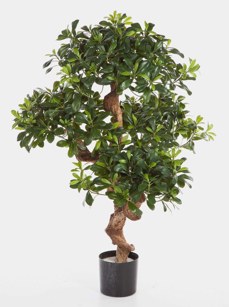 artplants.de Künstliches Klebsamengewächs Ethan, 1599 Blätter, grün, 120cm - Kunstpflanze - Pflanze künstlich