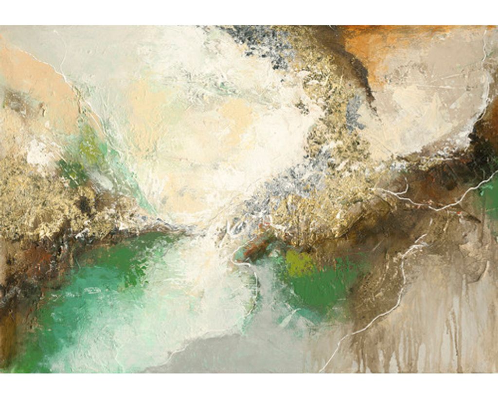 Leinwandbild Original Earth 100x70 cm