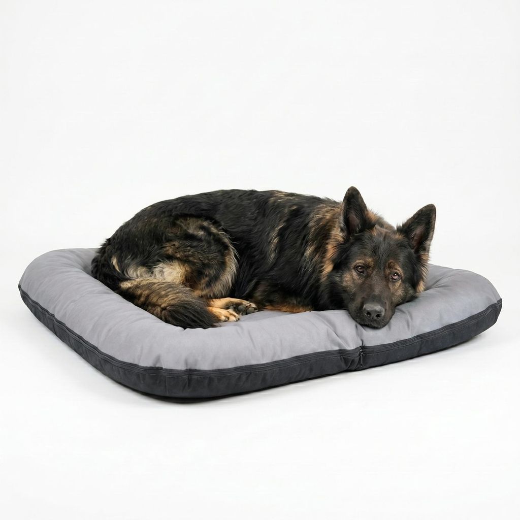 4L Textil ELLA Kunstleder Hundebett große Hunde Hundekissen Produktbild 