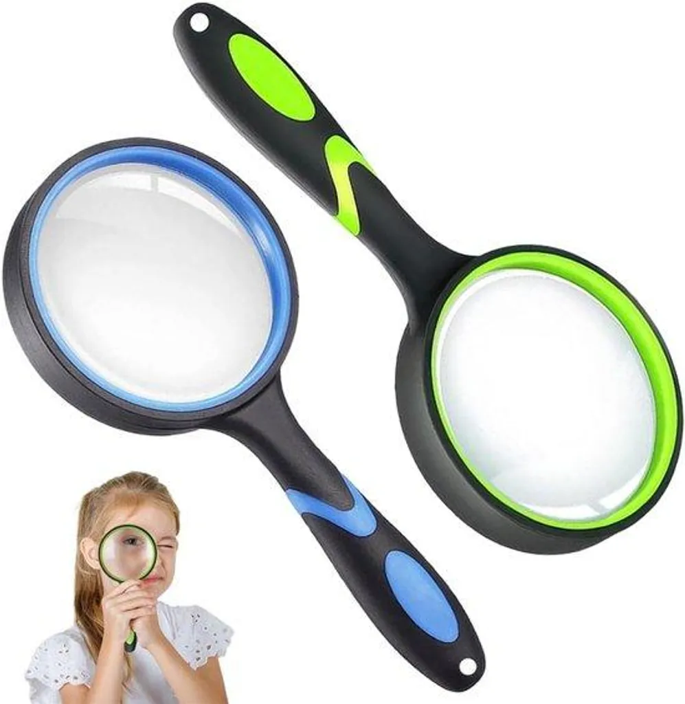Loupe Incassable 10x contre la Fatigue Visuelle - Lecture et Observation 75mm
