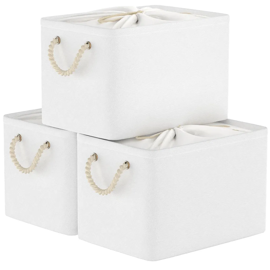 Boîtes de rangement anti-poussière en tissu pour éliminer le désordre