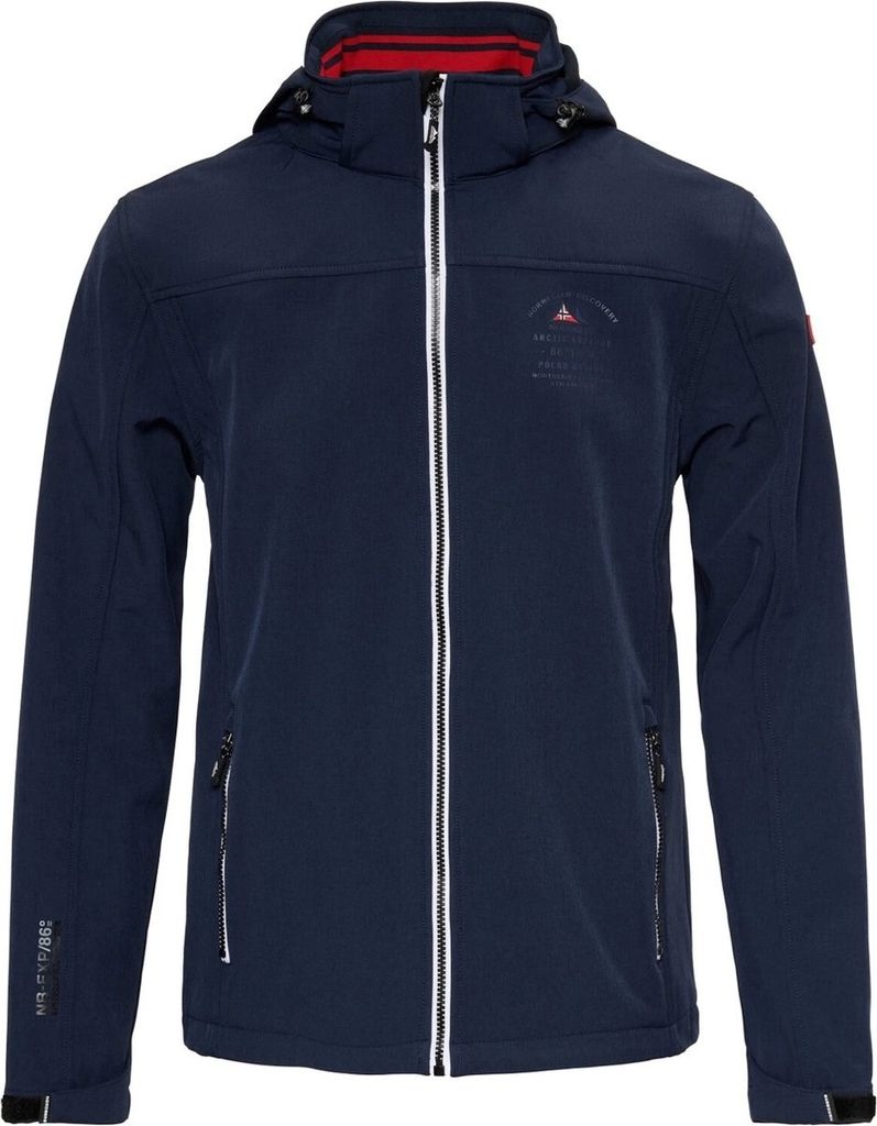 Nordberg Trond - Softshell Outdoor Sommerjacke Herren - Dark Navy Melange - Größe XL
