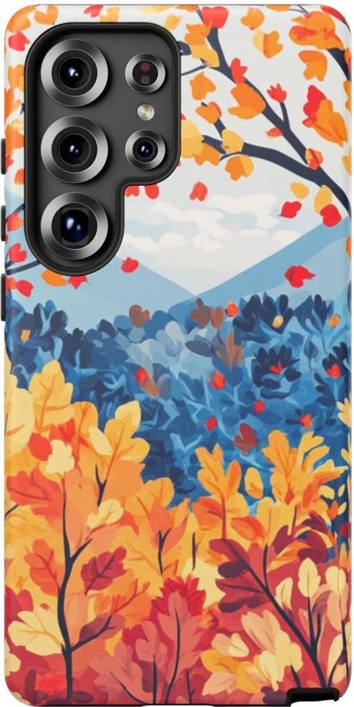 Bunte Herbstbäume und Laub – Hülle Kompatibel mit Samsung Galaxy S25 Ultra