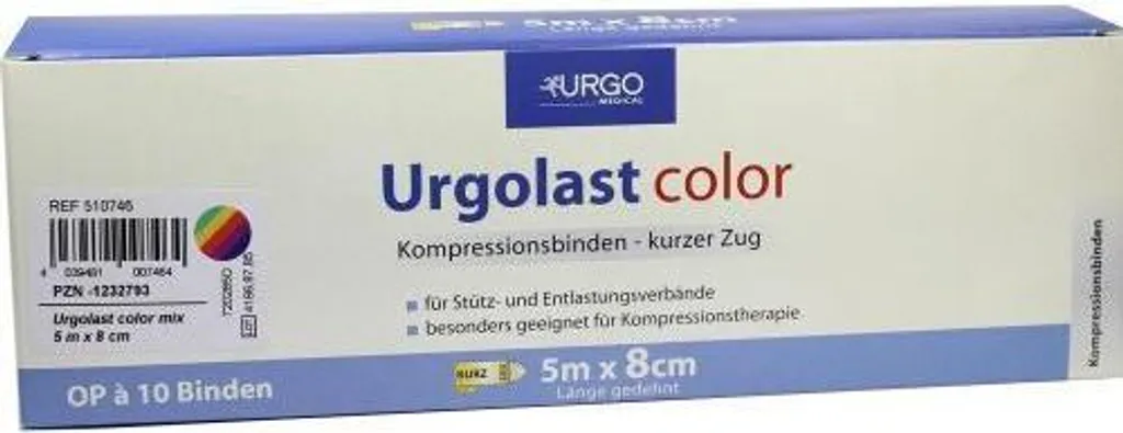 Stock Urgolast Colour Mix 10 pz - Bende Elastiche 8cmx5m Professionali