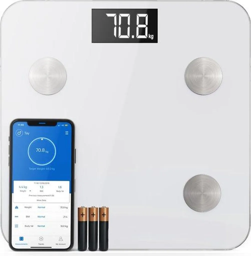 Balance Bluetooth pour suivi fitness et perte de poids via application
