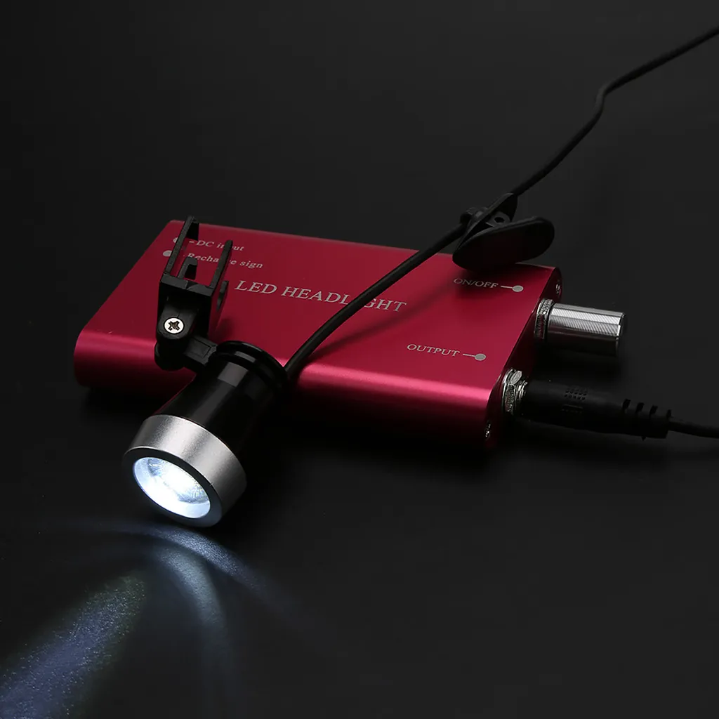 Lampe frontale LED pour loupe dentaire : éclairage portable de précision - 4