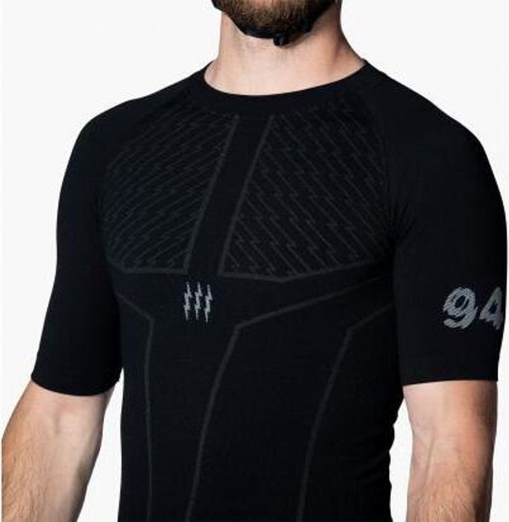 Muc Off Herren Kompressionsshirt Technical Base Layer, Schwarz, XS/S