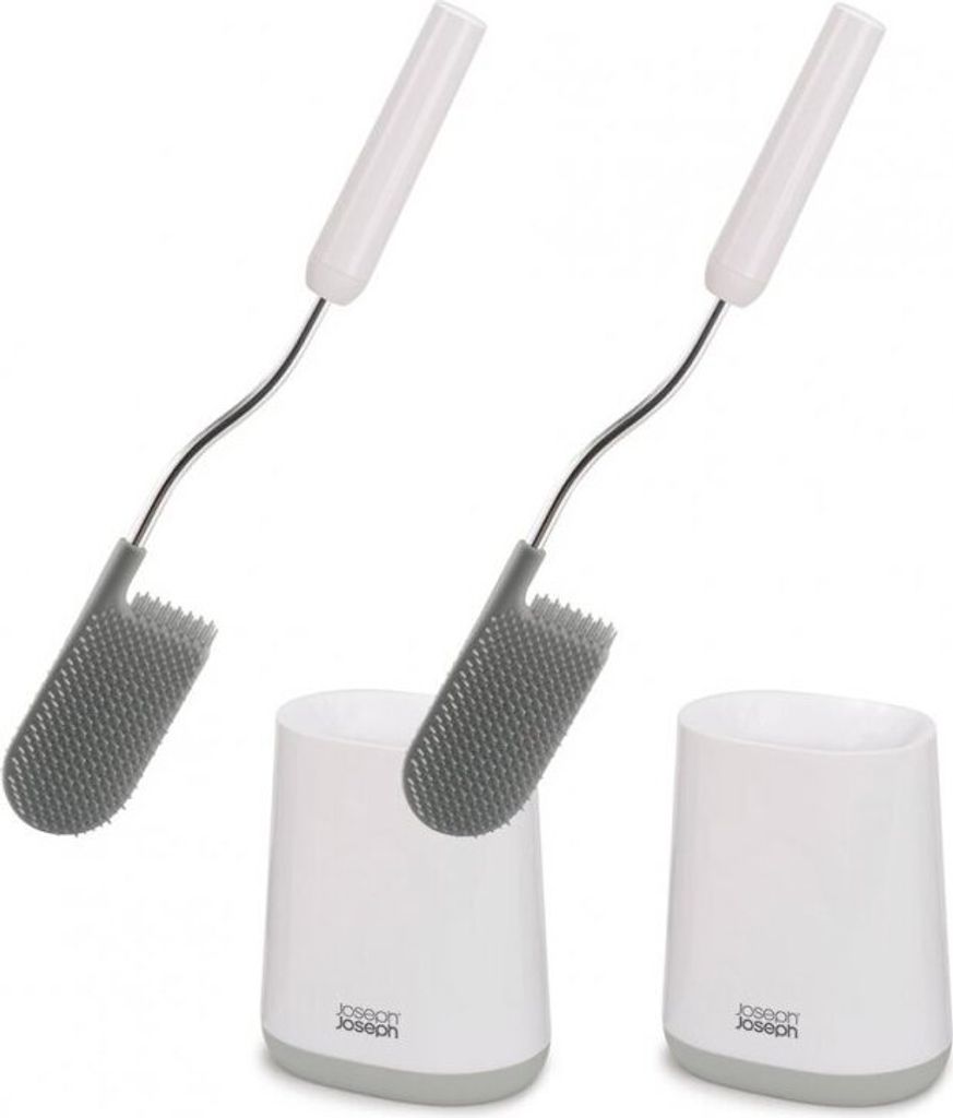 Packung de 2 Bürsten de Badezimmer Joseph Joseph Flex Lite flexibles und hygienisches Design mit de D-förmigem Bürstenkopf für effektive Reinig...