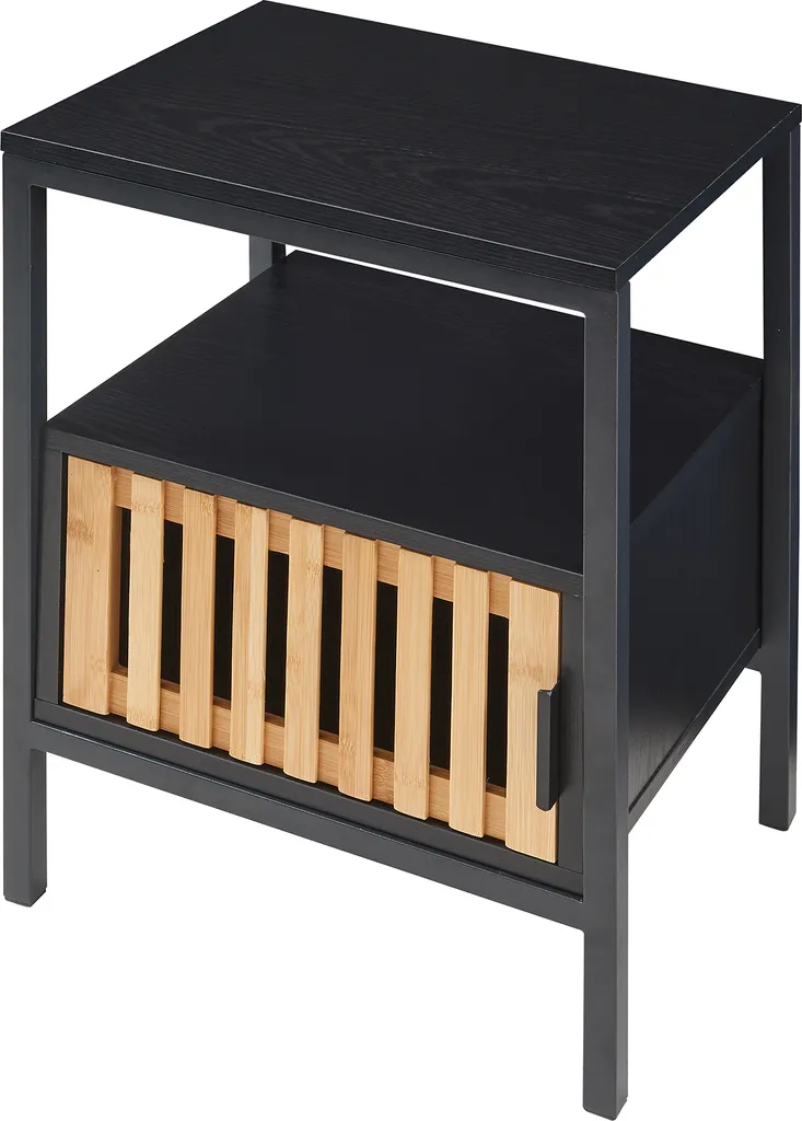 Table de chevet stable et compacte pour optimiser le rangement de lit