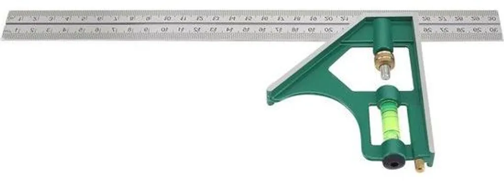 Règle d'Angle Coulissante en Inox de 12 Pouces Haute Précision
