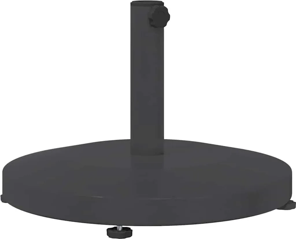 Supporto per ombrellone grigio scuro 48 x 48 x 32 cm