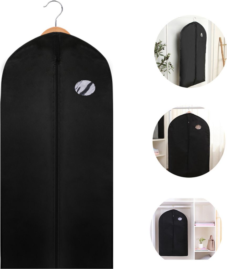 VINGO Kleidersack 128x60cm Anzug Tasche Schutzhuelle Kleiderschutz Kleiderhuelle Anzugsack