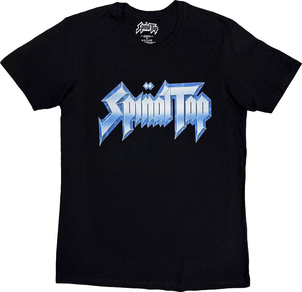 Spinal Tap - T-Shirt für Herren/Damen Uni, Logo RO15178 (S) (Schwarz)