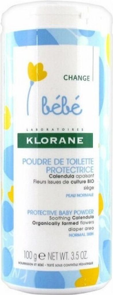 Klorane Bebe Protective Baby Powder Normal Skin 100 g Produktbild 