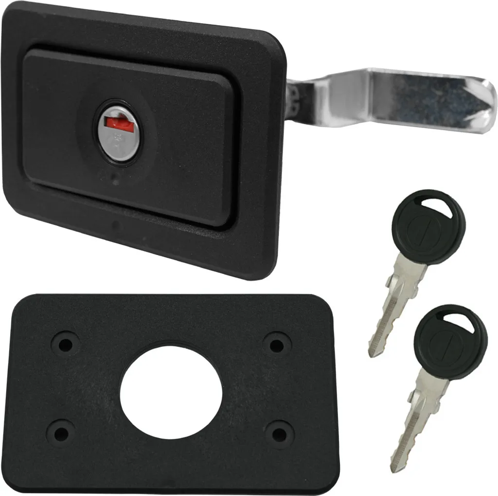 Remplacer votre serrure de caravane cassée par ce modèle Quadro noir