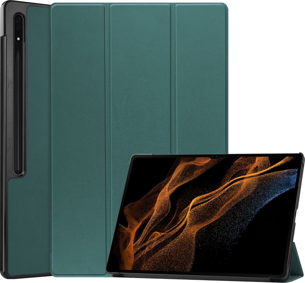 Smart Folio Hülle Samsung Tab S8 Ultra / Tab S9 Ultra - Groen