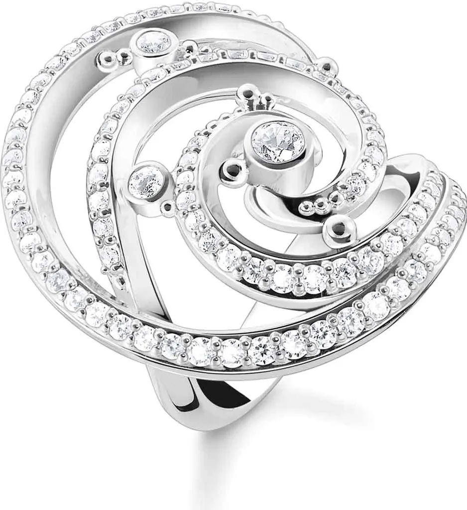 Bague Thomas Sabo Argent Sterling 925 Durable Modèle TR2379 Taille 54