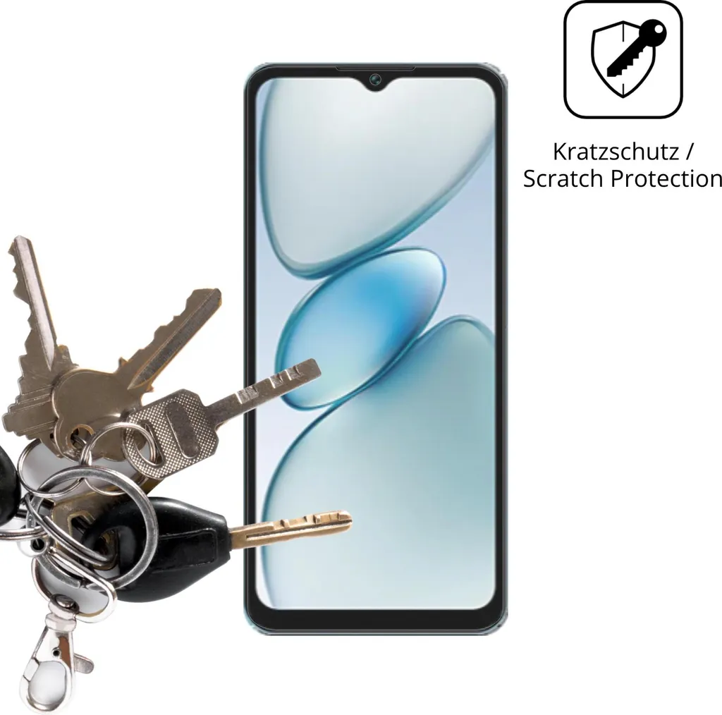 2x Pellicola per Oukitel U18 Protettiva Protezione opaco Flessibile 9H dipos