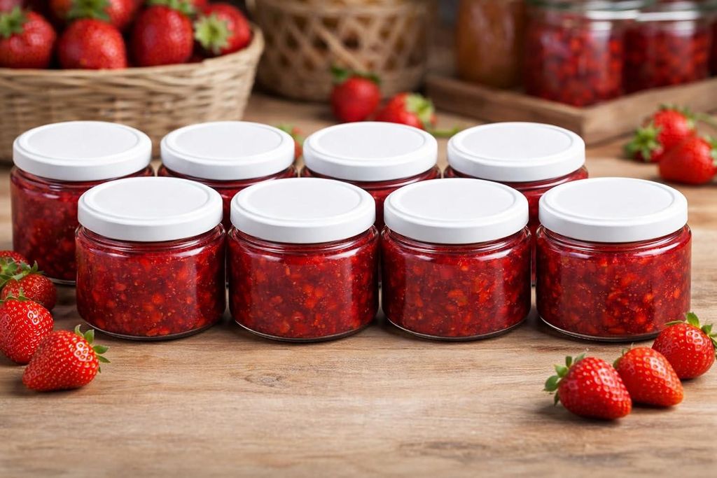 48 x 250ml Marmeladengläser Weckgläser Einweckgläser mit Produktbild 