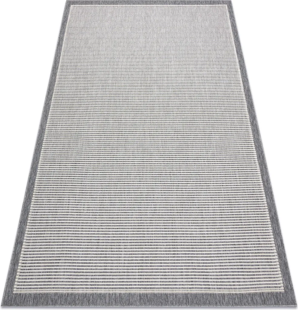 Moquette SPRING 120x170 cm grise pour salon et chambre motif bouclé
