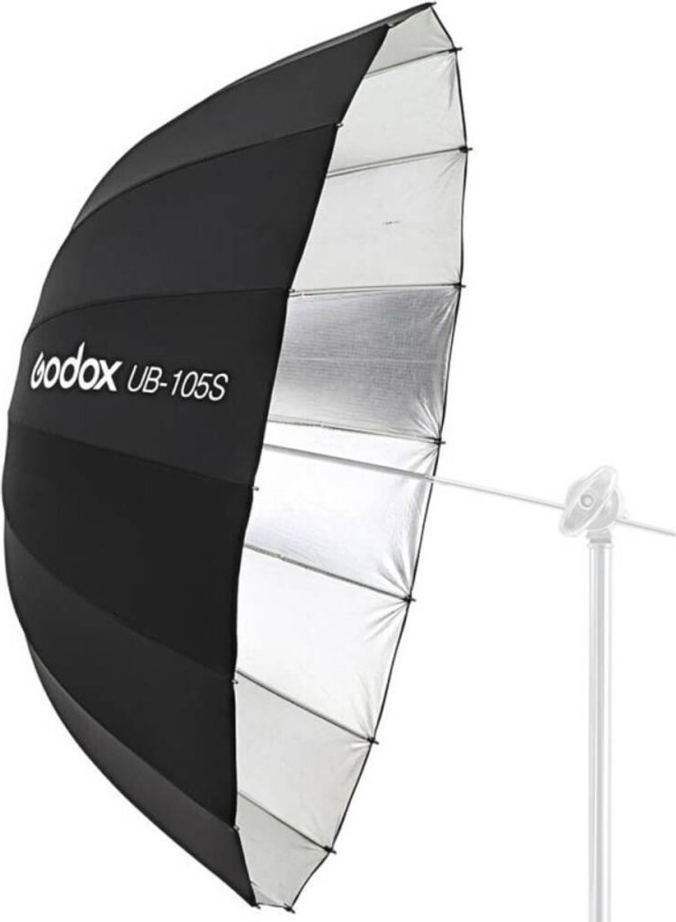 Godox UB-105S silberner Parabolschirm