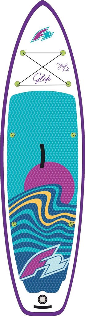 F2 SUP Stand Up Paddle Board Glide Surf Youth Wing 250cm 8,2 Weiss