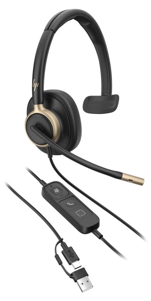 Poly Mission 815 Monaural USB Wired Headset (Bulk)