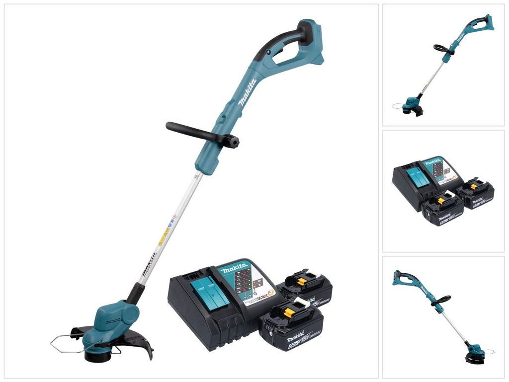 Makita DUR 193 RT Akku Rasentrimmer 18 V 260 mm + 2x Akku Produktbild 