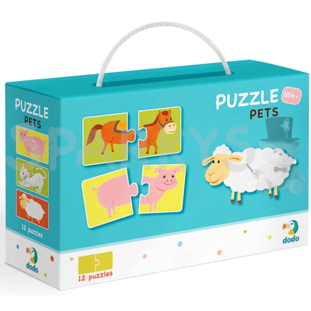 DoDo Puzzle Duo Pets 12x2 dieliky Obrázok produktu 