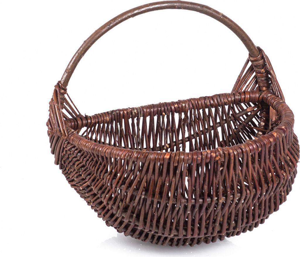 JIPRO Gartenkorb aus Weide Crop IV. - Weidenkorb - B 28 x T 21 x H 15/25(cm)