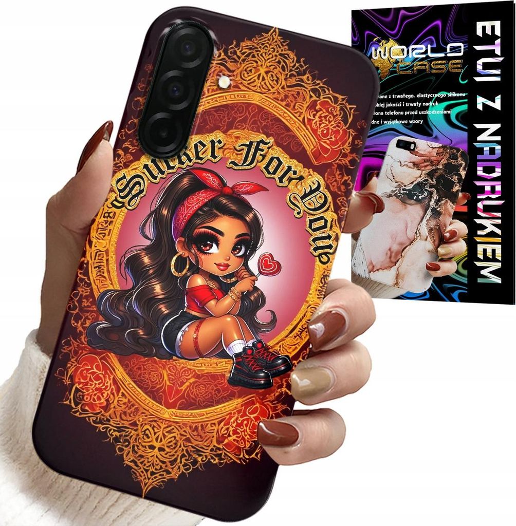 Fall Für Samsung Galaxy A36 5G - Sauger Für Sie Mode Puppe Fall + Glas