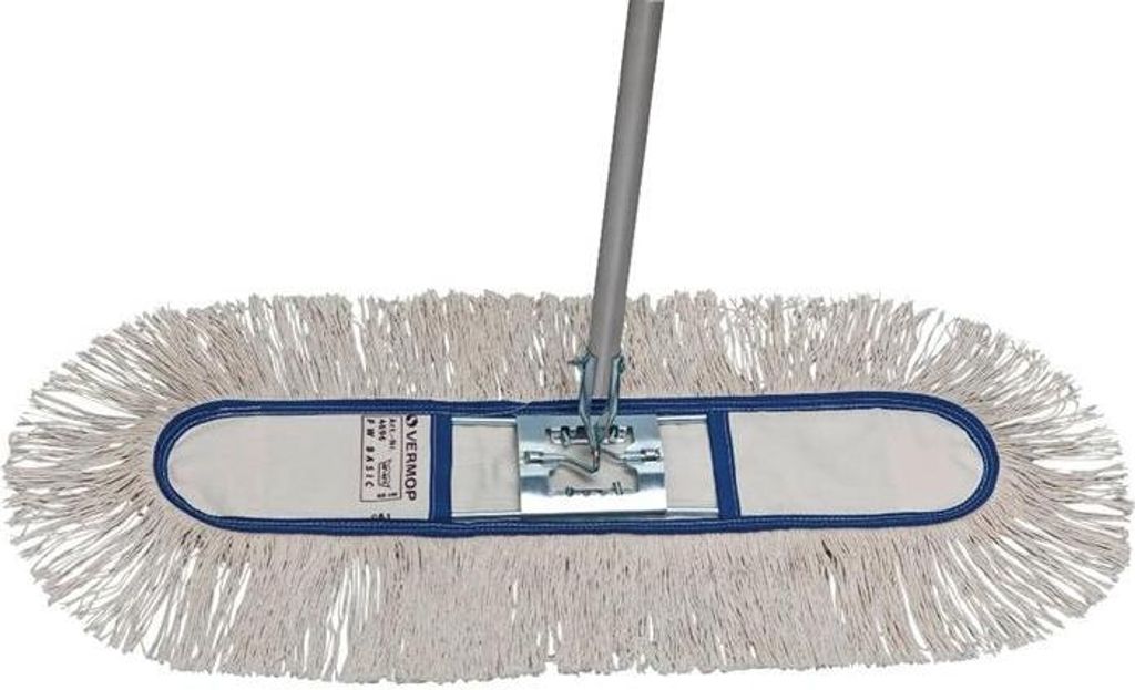 Feuchtwischmopp Mopp,Hal.u.Alustiel Baumwollmischung B600xL1400mm VERMOP