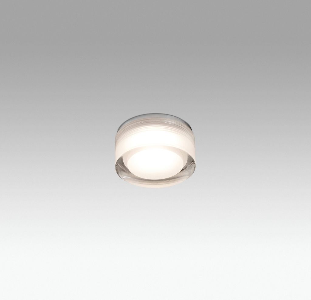 A single ceiling light fixture against a plain background.