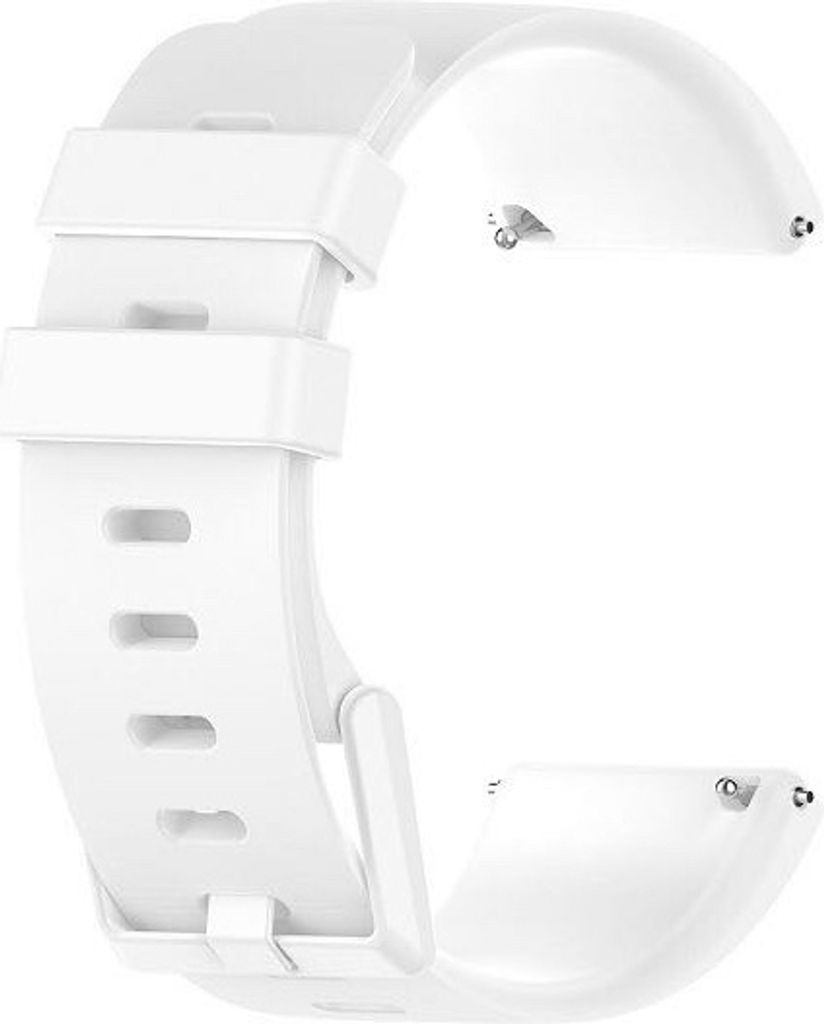 BStrap Silicone (Large) Armband für Fitbit Versa / Versa 2, white