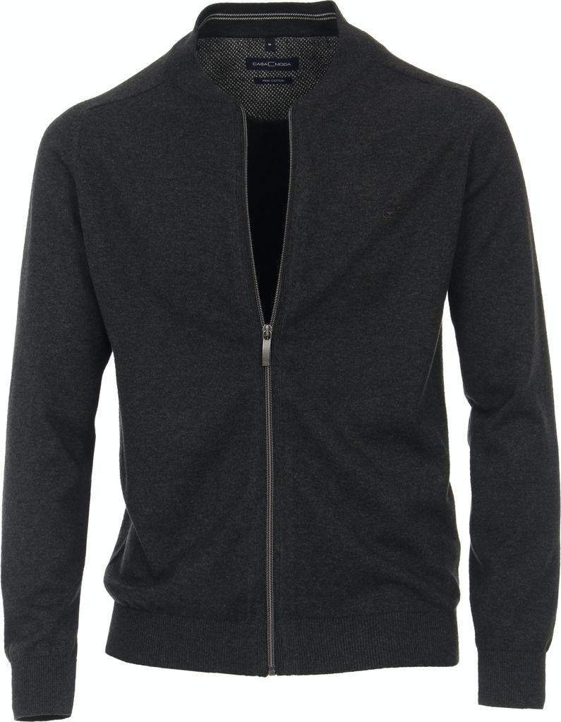 Casa Moda Strickjacke Schwarz