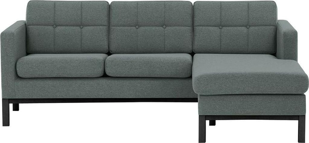 Rechtsseitiges Ecksofa Normann-Malmo 95-black