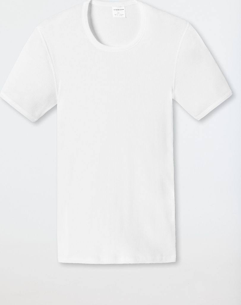 SCHIESSER 1/2 Arm Unterhemd Herren Essentials Baumwolle Produktbild 
