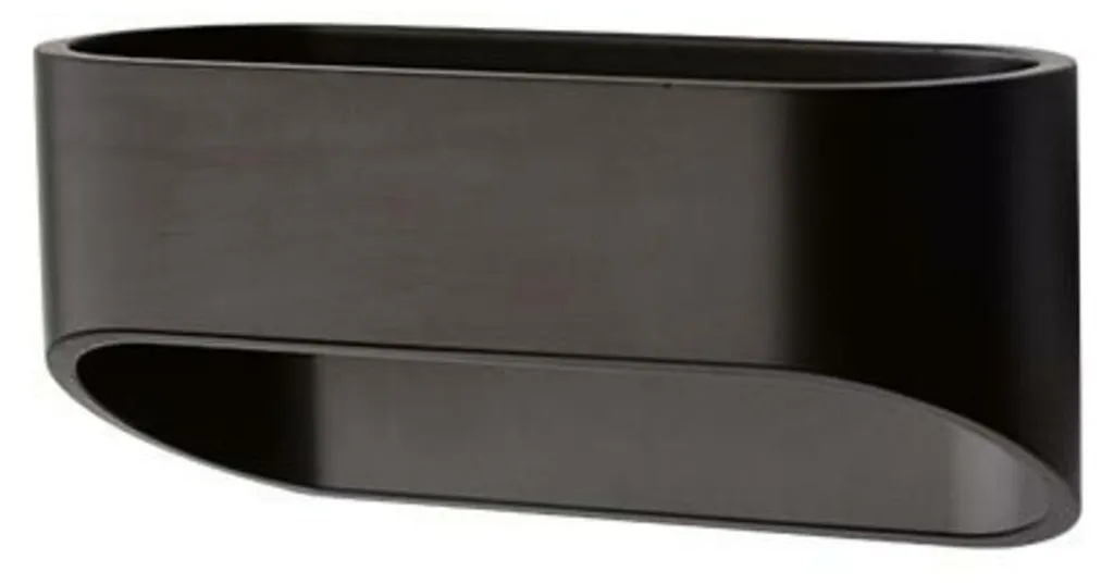Applique LED murale noire minimaliste L35039BK - Éclairage indirect