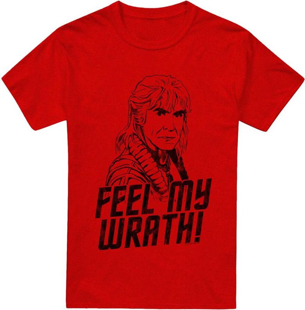 Star Trek - "My Wrath" T-Shirt für Herren/Damen Uni TV17522 (3XL) (Rot)