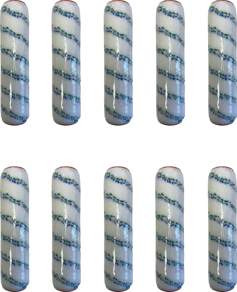 Lot 10 Rouleaux de Peintre 25cm - Idéal pour Murs et Plafonds Intérieur